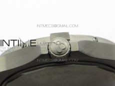 AVENGER V32395 Ti DLC 1:1 Best Edition Black Dial on Leather Strap A2824