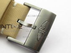 AVENGER V32395 Ti DLC 1:1 Best Edition Black Dial on Leather Strap A2824