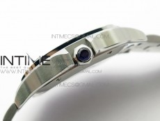 Santos de Cartier 40mm 2018 RXW 1:1 Best Edition Blue Dial on SS SmartLinks Bracelet MIYOTA 9015