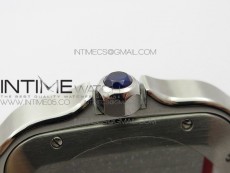 Santos de Cartier 40mm 2018 RXW 1:1 Best Edition Blue Dial on SS SmartLinks Bracelet MIYOTA 9015