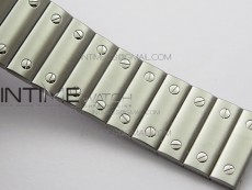 Santos de Cartier 40mm 2018 RXW 1:1 Best Edition Blue Dial on SS SmartLinks Bracelet MIYOTA 9015