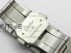 Santos de Cartier 40mm 2018 RXW 1:1 Best Edition Blue Dial on SS SmartLinks Bracelet MIYOTA 9015