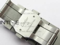 Santos de Cartier 40mm 2018 SS/YG RXW 1:1 Best Edition White Dial on SS/YG SmartLinks Bracelet MIYOTA 9015