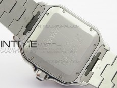 Santos de Cartier 40mm 2018 SS/YG RXW 1:1 Best Edition White Dial on SS/YG SmartLinks Bracelet MIYOTA 9015