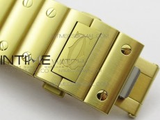Santos de Cartier 40mm 2018 YG RXW 1:1 Best Edition White Dial on SmartLinks Bracelet MIYOTA 9015