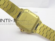 Santos de Cartier 40mm 2018 YG RXW 1:1 Best Edition White Dial on SmartLinks Bracelet MIYOTA 9015