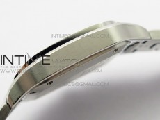 Santos de Cartier 35mm 2018 RXW 1:1 Best Edition White Dial on SS SmartLinks Bracelet MIYOTA 9015