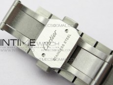 Santos de Cartier 35mm 2018 RXW 1:1 Best Edition White Dial on SS SmartLinks Bracelet MIYOTA 9015