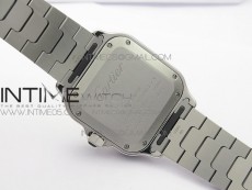 Santos de Cartier 35mm 2018 RXW 1:1 Best Edition White Dial on SS SmartLinks Bracelet MIYOTA 9015