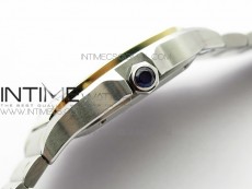 Santos de Cartier 35mm 2018 SS/YG RXW 1:1 Best Edition White Dial on SS/YG SmartLinks Bracelet MIYOTA 9015