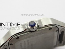 Santos de Cartier 35mm 2018 SS/YG RXW 1:1 Best Edition White Dial on SS/YG SmartLinks Bracelet MIYOTA 9015