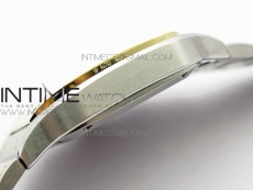 Santos de Cartier 35mm 2018 SS/YG RXW 1:1 Best Edition White Dial on SS/YG SmartLinks Bracelet MIYOTA 9015