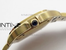 Santos de Cartier 35mm 2018 RG RXW 1:1 Best Edition White Dial on SmartLinks Bracelet MIYOTA 9015
