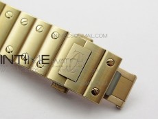 Santos de Cartier 35mm 2018 RG RXW 1:1 Best Edition White Dial on SmartLinks Bracelet MIYOTA 9015