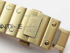 Santos de Cartier 35mm 2018 RG RXW 1:1 Best Edition White Dial on SmartLinks Bracelet MIYOTA 9015