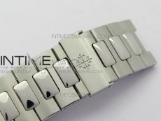 NAUTILUS 5726 SS GRF 1:1 BEST EDITION WHITE DIAL WORKING ANNUAL CALENDARON SS BRACELET A.324 V2