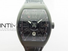 Vanguard V45 All Black DLC ZF 1:1 Best Edition Black Dial on Black Rubber Strap MIYOTA 9015