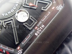 Vanguard V45 All Black DLC ZF 1:1 Best Edition Black Dial on Black Rubber Strap MIYOTA 9015