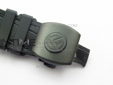 Vanguard V45 All Black DLC ZF 1:1 Best Edition Black Dial on Black Rubber Strap MIYOTA 9015