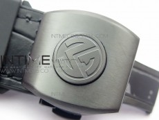 Vanguard V45 All Black DLC ZF 1:1 Best Edition Black Dial on Black Rubber Strap MIYOTA 9015