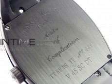 Vanguard V45 All Black DLC ZF 1:1 Best Edition Black Dial on Black Rubber Strap MIYOTA 9015