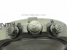 Avenger Bandit V13317 Titanium DLC B50 Best Edition Black Dial Numbers Makers on Black Nylon strap A7750