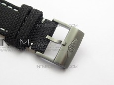 Avenger Bandit V13317 Titanium DLC B50 Best Edition Black Dial Numbers Makers on Black Nylon strap A7750