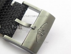 Avenger Bandit V13317 Titanium DLC B50 Best Edition Black Dial Numbers Makers on Black Nylon strap A7750