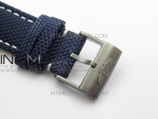 Avenger Bandit V13317 Titanium DLC B50 Best Edition Blue Dial Numbers Makers on Blue Nylon strap A7750