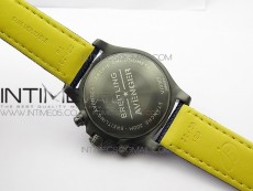 Avenger Bandit V13317 Titanium DLC B50 Best Edition Blue Dial Numbers Makers on Blue Nylon strap A7750
