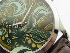 Classic 5077P-102 SS Case FLF Best Edition Real Enamel Dial 2 Brown Leather strap Cal.240