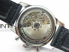 SuperOcean Black Ceramic Bezel B50 Best Edition Green Dial on Black Rubber Strap A7750