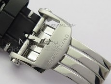 Premier A13315351 SS 42mm GF 1:1 Best Edition Black Dial on Black Leather Strap A7750