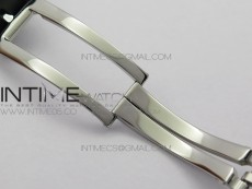Premier A13315351 SS 42mm GF 1:1 Best Edition Black Dial on Black Leather Strap A7750