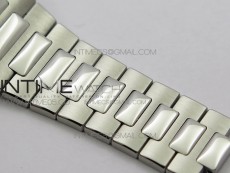 Nautilus Jumbo 5713 Super Replication PPF 1:1 Best Edition White Textured Dial on SS Bracelet PPF324