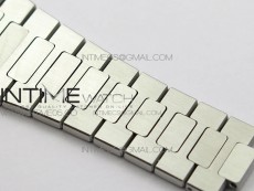Nautilus Jumbo 5713 Super Replication PPF 1:1 Best Edition White Textured Dial on SS Bracelet PPF324