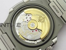 Nautilus Jumbo 5713 Super Replication PPF 1:1 Best Edition White Textured Dial on SS Bracelet PPF324