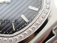 Nautilus Jumbo 5713 Super Replication PPF 1:1 Best Edition Blue Textured Dial on SS Bracelet PPF324