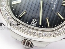 Nautilus Jumbo 5713 Super Replication PPF 1:1 Best Edition Blue Textured Dial on SS Bracelet PPF324