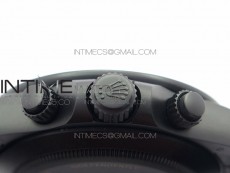 Daytona Blaken Rainbow Crystal Bezel PVD OXF Best Edition Black Dial on PVD Bracelet A7750