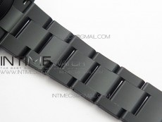 Daytona Blaken Rainbow Crystal Bezel PVD OXF Best Edition Black Dial on PVD Bracelet A7750