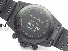 Daytona Blaken Rainbow Crystal Bezel PVD OXF Best Edition Black Dial on PVD Bracelet A7750