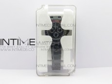 Daytona Blaken Rainbow Crystal Bezel PVD OXF Best Edition Black Dial on PVD Bracelet A7750