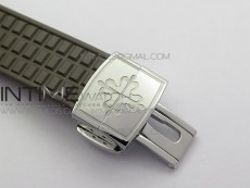 Aquanaut 5067A SS PPF 1:1 Best Edition Light Brown Textured Dial on Blue Rubber Strap AE23 (Free a box)