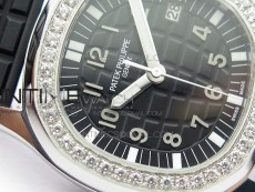 Aquanaut 5067A SS PPF 1:1 Best Edition Black Textured Dial on Black Rubber Strap AE23 (Free a box)