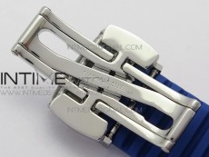 Aquanaut 5067A SS PPF 1:1 Best Edition Blue Textured Dial on Blue Rubber Strap AE23 (Free a box)