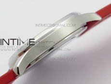 Aquanaut 5067A SS PPF 1:1 Best Edition Red Textured Dial on Red Rubber Strap AE23 (Free a box)