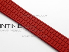 Aquanaut 5067A SS PPF 1:1 Best Edition Red Textured Dial on Red Rubber Strap AE23 (Free a box)