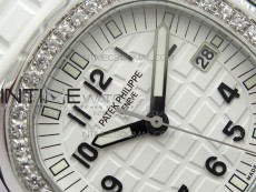 Aquanaut 5067A SS PPF 1:1 Best Edition White Textured Dial on White Rubber Strap AE23 (Free a box)
