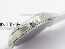 Aquanaut 5067A SS PPF 1:1 Best Edition White Textured Dial on White Rubber Strap AE23 (Free a box)